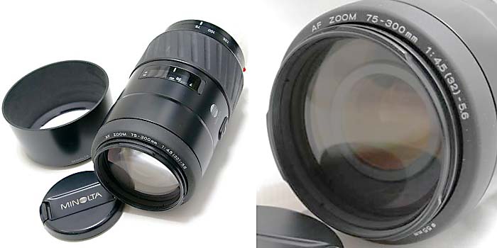MINOLTA AF Zoom 75-300mm F4.5-5.6 New