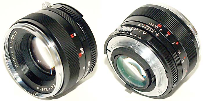 ◯付属品カールツァイス Planar T* 50mm F1.4 ZF - レンズ(単焦点)